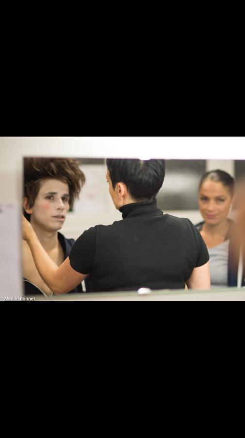 Maquillage et coiffure pour la compagnie de danse Lychore, photographe Marion Bonnet