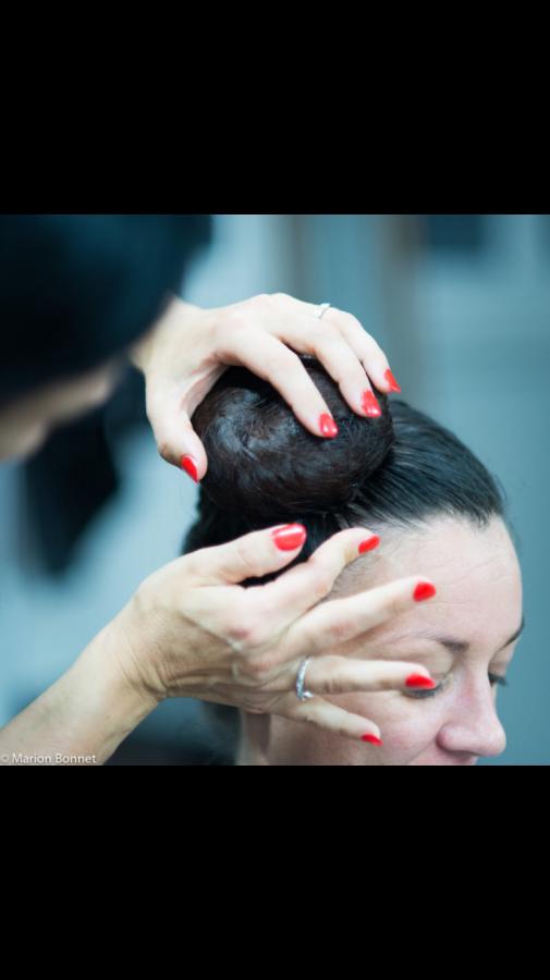 Maquillage et coiffure pour la compagnie de danse Lychore, photographe Marion Bonnet