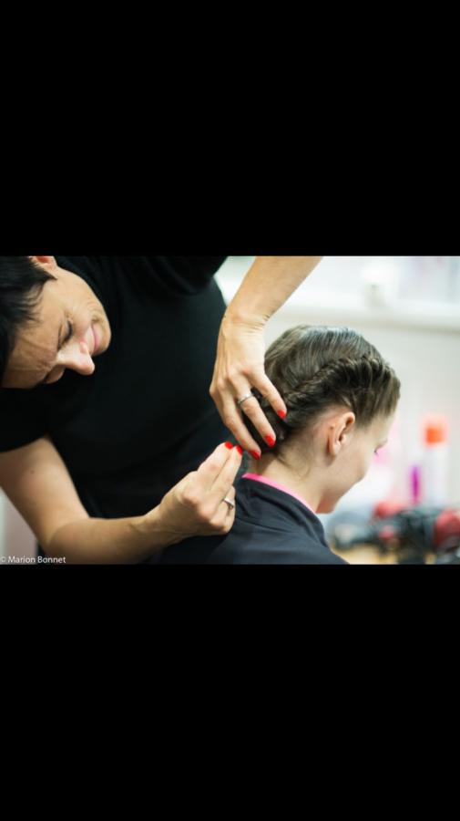 Maquillage et coiffure pour la compagnie de danse Lychore, photographe Marion Bonnet